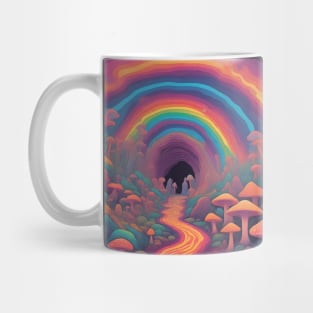 Mushroom Rainbow Cave Journey Mug